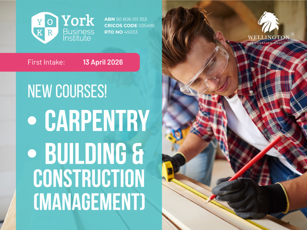 WEG | New Carpentry Courses – Wellington Education Group